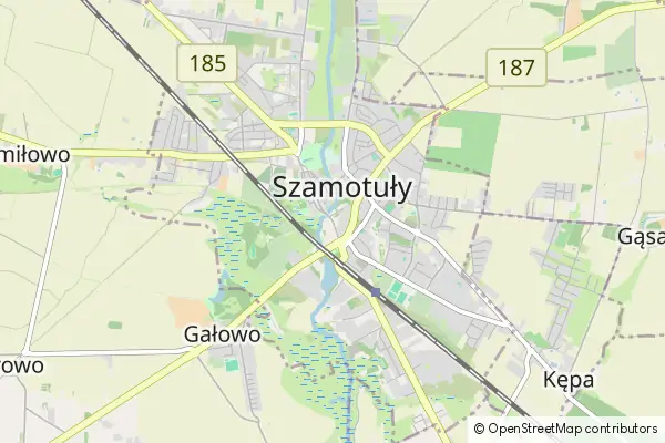 Mapa Szamotuły