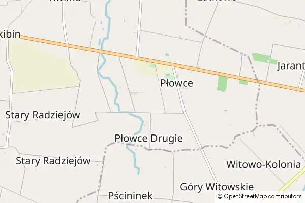 Mapa Płowce