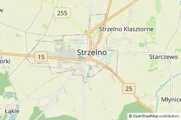 Mapa Strzelno