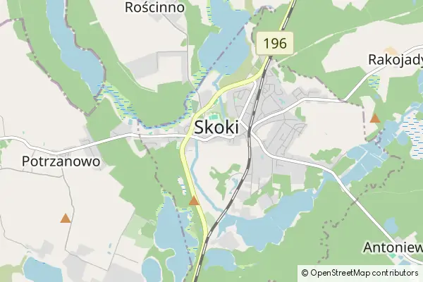 Mapa Skoki