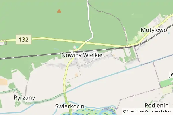 Mapa Nowiny Wielkie