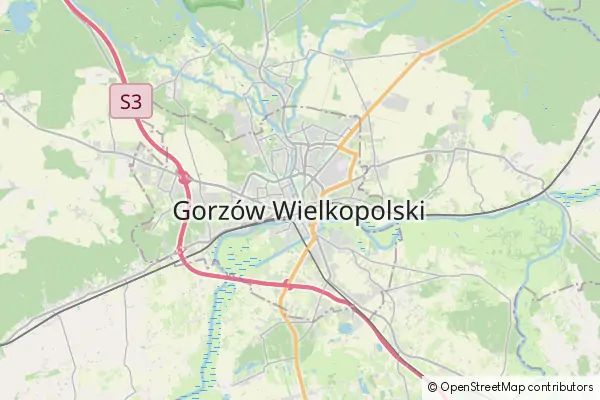 Mapa Gorzów Wielkopolski