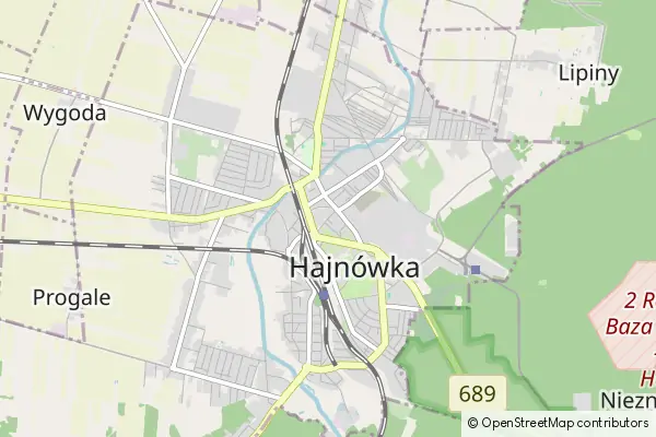 Mapa Hajnówka