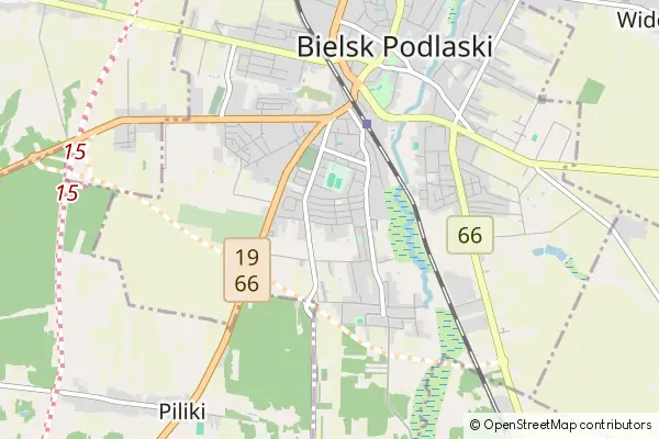 Mapa Bielsk Podlaski