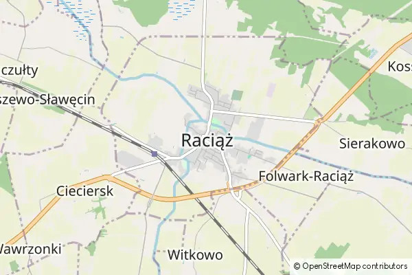 Mapa Raciąż