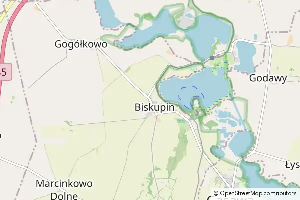 Mapa Biskupin