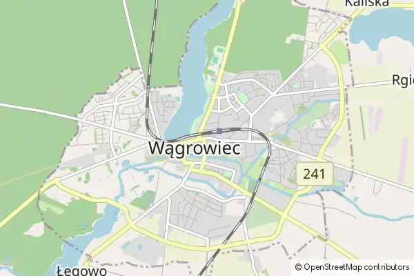 Mapa Wągrowiec