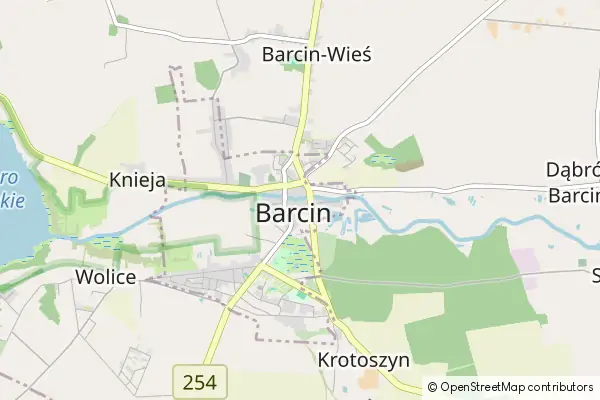 Mapa Barcin