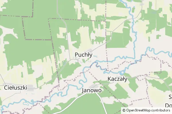 Mapa Puchły