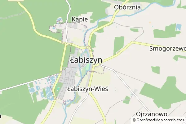 Mapa Łabiszyn