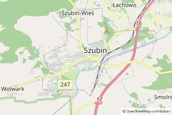 Mapa Szubin