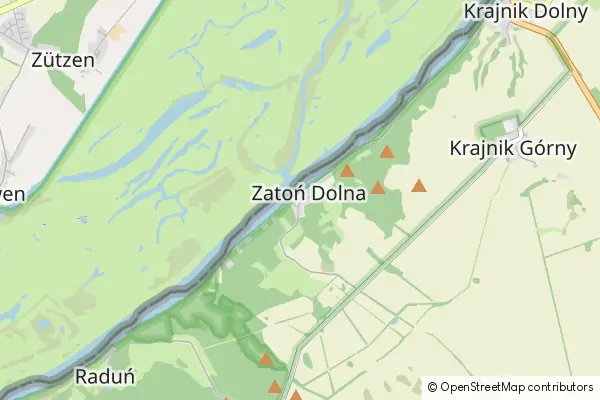 Mapa Zatoń Dolna