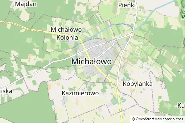 Mapa Michałowo