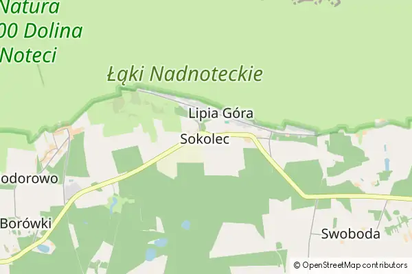 Mapa Sokolec