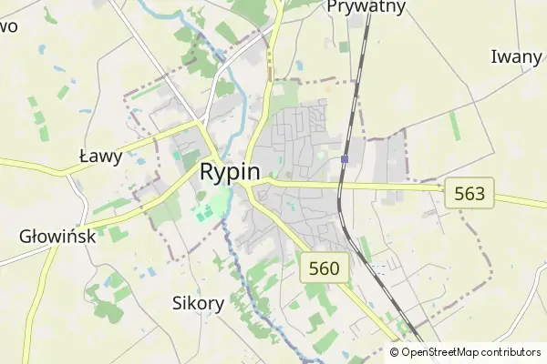 Mapa Rypin