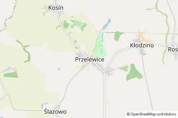 Mapa Przelewice