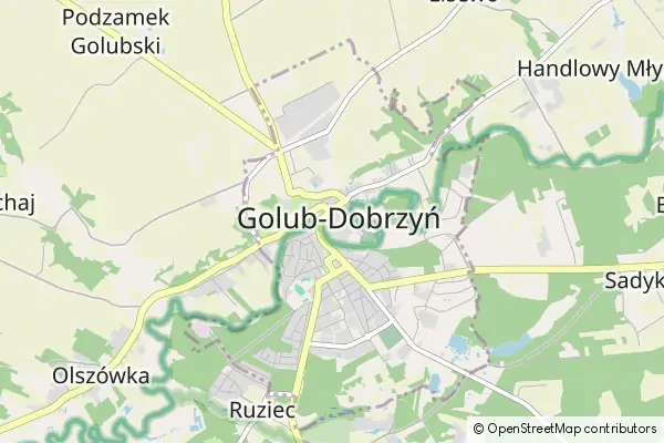 Mapa Golub-Dobrzyń