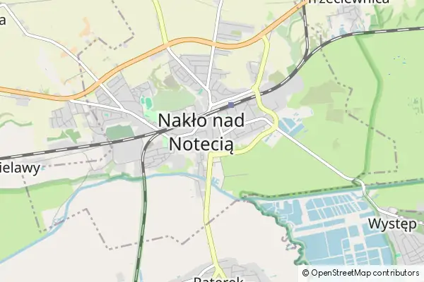 Mapa Nakło nad Notecią