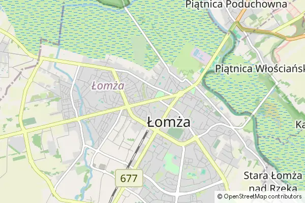 Mapa Łomża