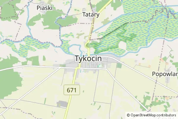 Mapa Tykocin