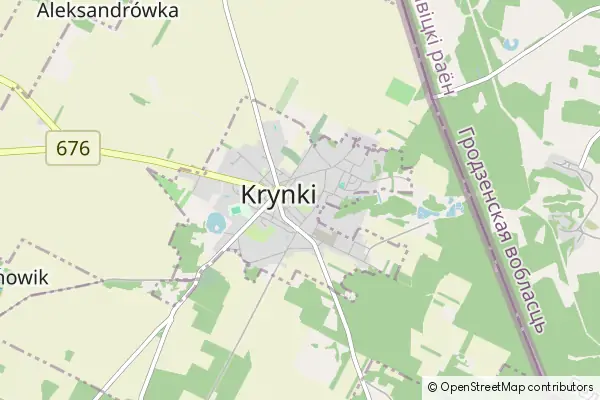 Mapa Krynki