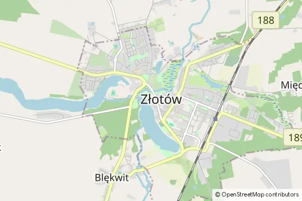 Mapa Złotów