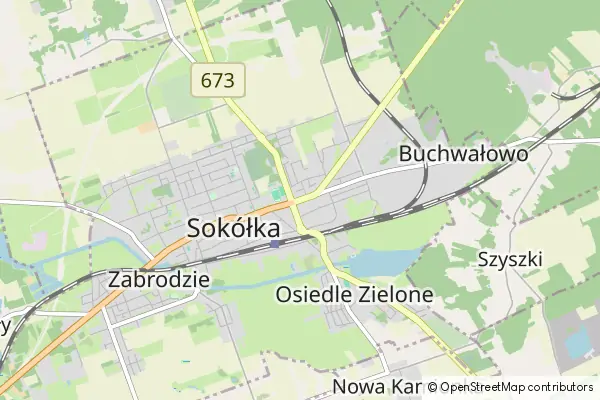 Mapa Sokółka