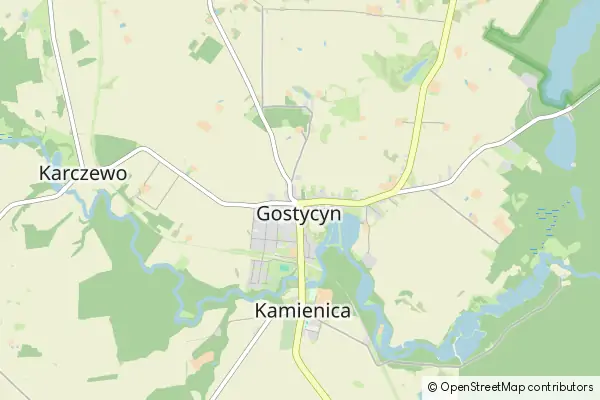 Mapa Gostycyn