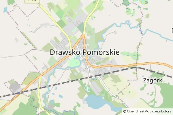 Mapa Drawsko Pomorskie