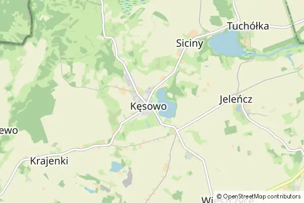 Mapa Kęsowo