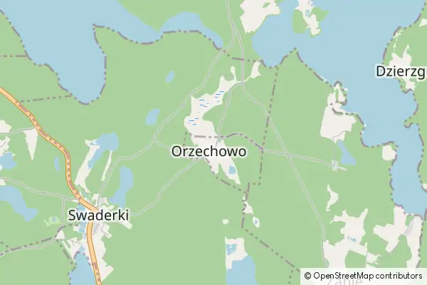 Mapa Orzechowo