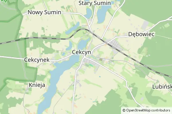 Mapa Cekcyn