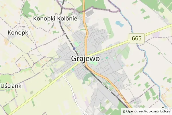 Mapa Grajewo