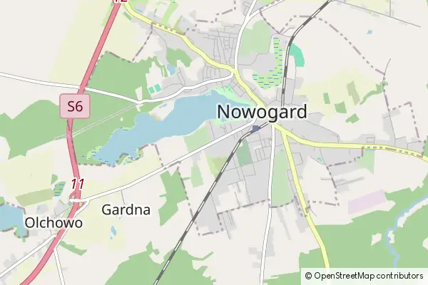 Mapa Nowogard