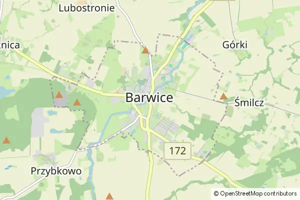 Mapa Barwice