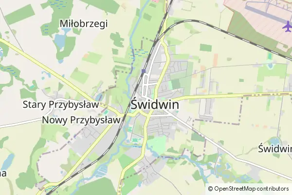 Mapa Świdwin