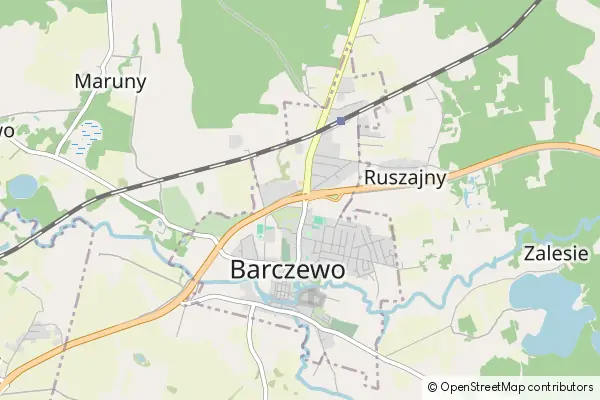 Mapa Barczewo