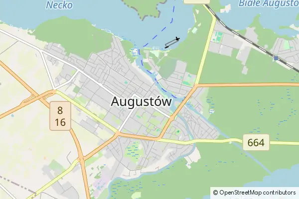 Mapa Augustów