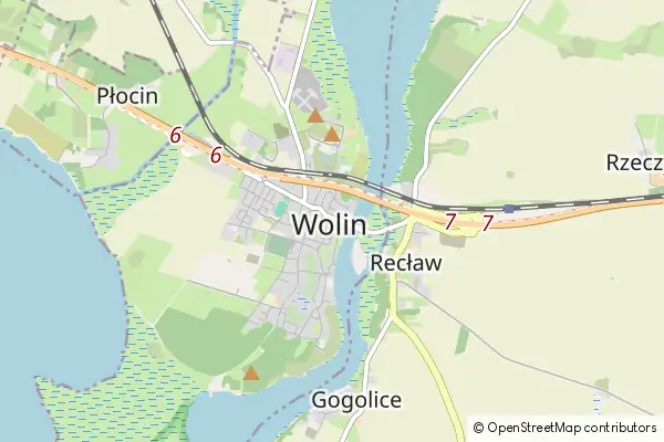 Mapa Wolin