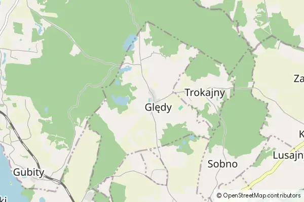 Mapa Ględy