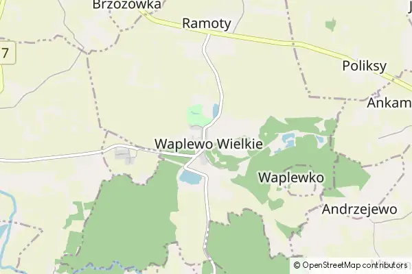 Mapa Waplewo Wielkie