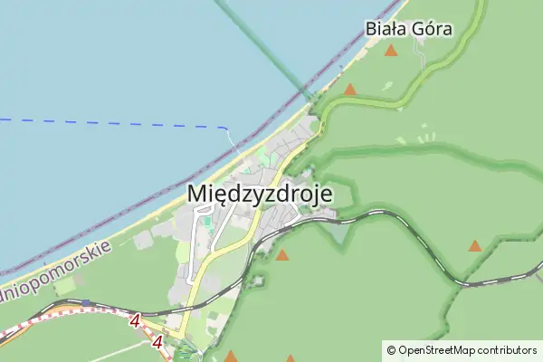 Mapa Międzyzdroje