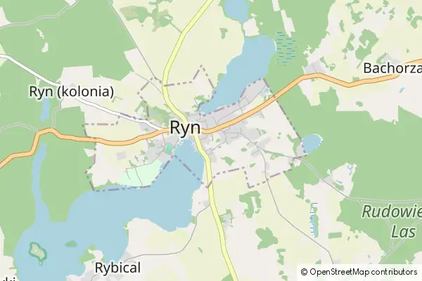 Mapa Ryn