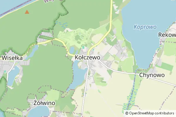 Mapa Kolczewo