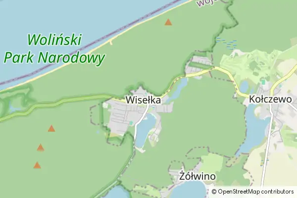 Mapa Wisełka