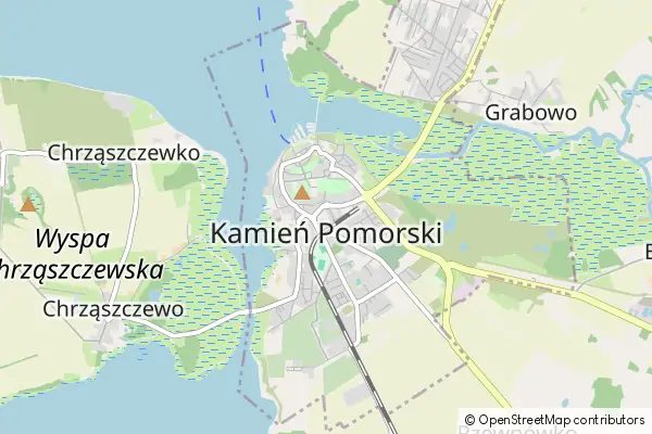 Mapa Kamień Pomorski