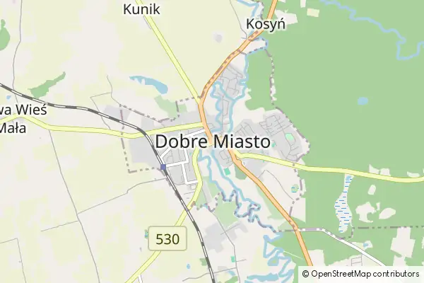 Mapa Dobre Miasto