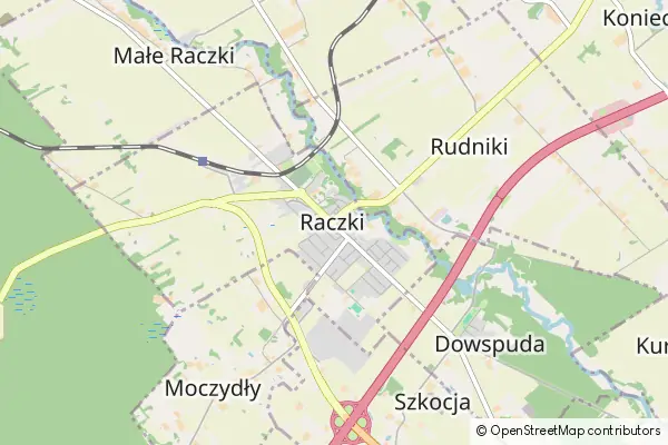 Mapa Raczki