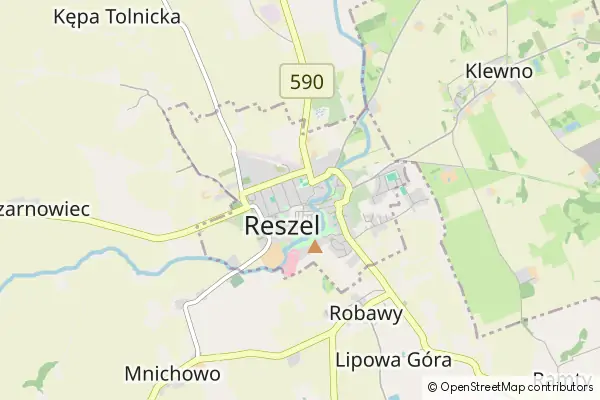 Mapa Reszel