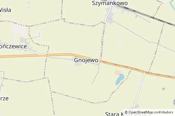 Mapa Gnojewo